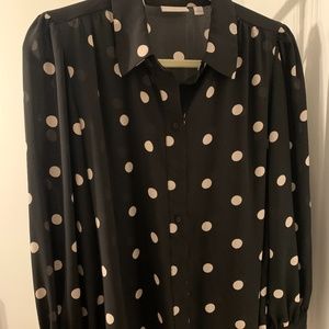 Size M Long Sleeve Blouse